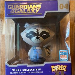 Dorbz XL figure 4-B Rocket Raccoon (Nova Corps) Summer Convention 