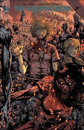 Walking Dead Deluxe issue 41-C Stephen Platt Cover