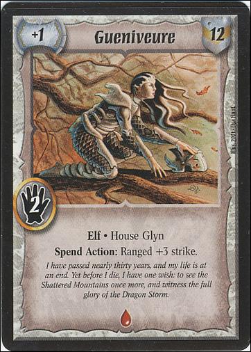 Warlord: Saga of the Storm card 49 Gueniveure