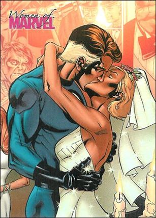 Women of Marvel (Embrace Subset) card E7 Mr. Fantastic and Invisible Woman