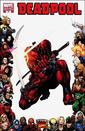 Deadpool (2008) issue 13-B 1:10 70th Frame Cover