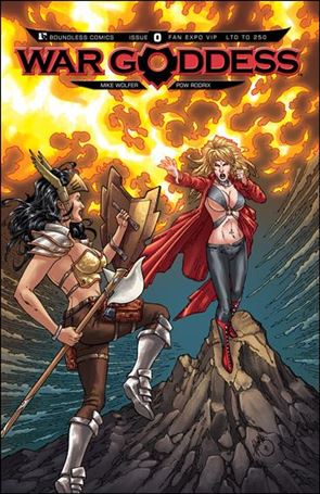 War Goddess issue 0-Q Fan Expo VIP Cover 1/250