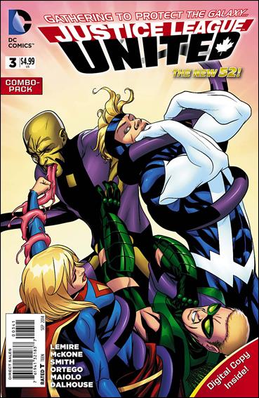 Justice League United issue 3-C Unbagged Mike McKone Cover Combo Pack