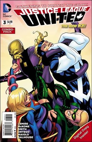 Justice League United issue 3-C Unbagged Mike McKone Cover Combo Pack