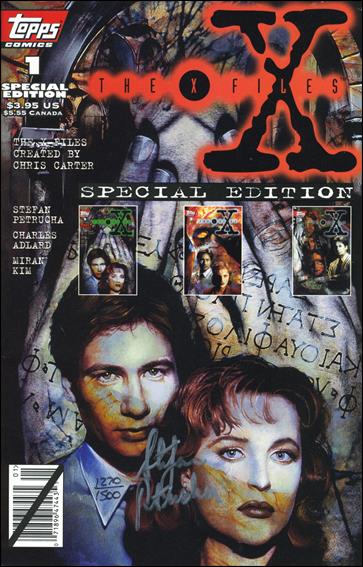 X-Files Special Edition issue 1-C DF (Signed by Stefan Petrucha) 1/1500