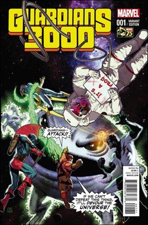 Guardians 3000 issue 1-C Jorge Molina 1:25 Deadpool 75th Anniversary Cover