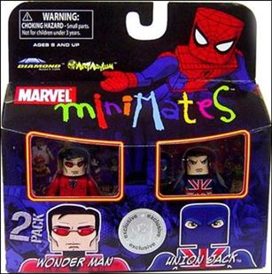 Marvel Minimates (Exclusives) figure 27 Wonder Man and Union Jack