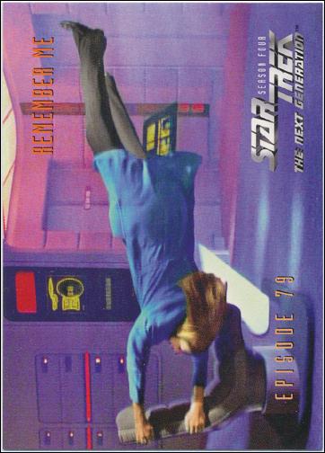 Star Trek: The Next Generation - The Episode Collection Season Four (Base Set) card 335 Remember Me, Episode 79B