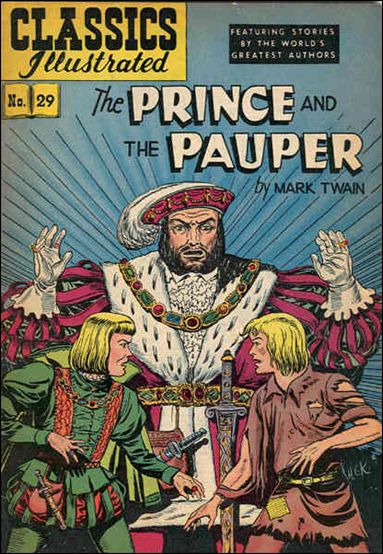 Classic Comics/Classics Illustrated issue 29-B HRN 60 - New Cover Art - First Classics Ill. Logo