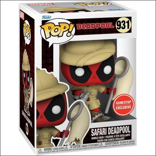 POP! Marvel figure 931 Safari Deadpool