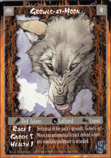 Rage Limited (Base Set) card 120 Growls-at-Moon