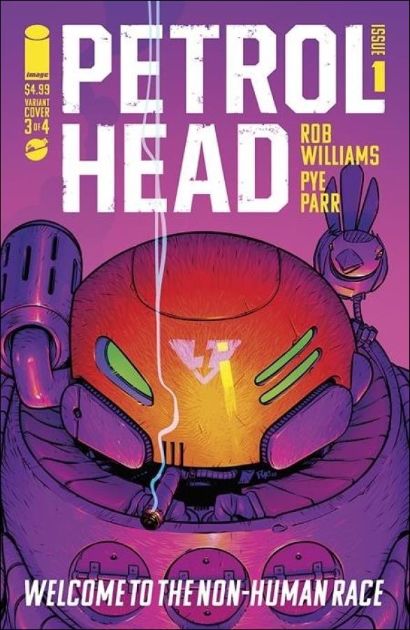 Petrol Head issue 1-C Pye Parr Purple Cover