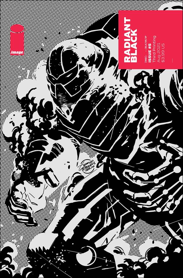 Radiant Black issue 5-F Geraldo Borges 1:10 B&W Cover (3rd Printing)