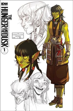 Hunger and the Dusk issue 1-E Christian Wildgoose 1:25 Character Sketch Cover