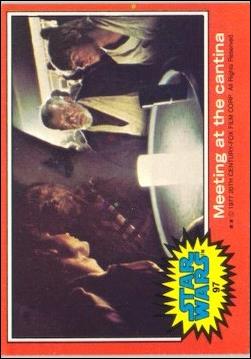 Star Wars: Series 2 (Base Set) card 97 Meeting at the cantina
