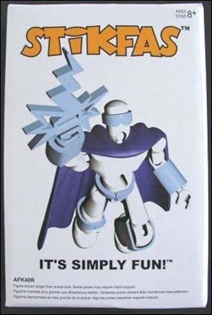 Stikfas figure AFK40R-B Omega Male Superhero (White)