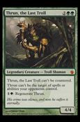 Magic the Gathering: Mirrodin Besieged (Base Set) card 92 Thrun, the Last Troll