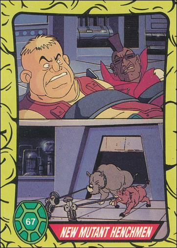 Teenage Mutant Ninja Turtles: Series 1 (Base Set) card 67 New Mutant Henchmen