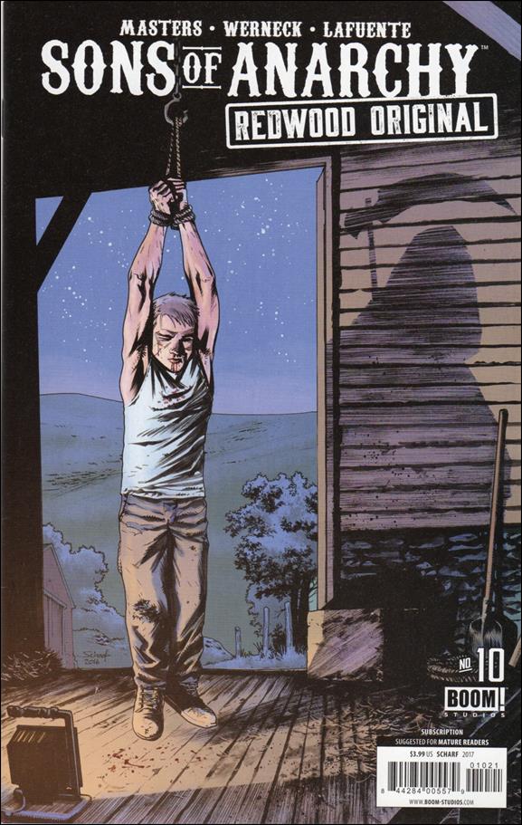 Sons of Anarchy Redwood Original issue 10-B Jonas Scharf Subscription Cover