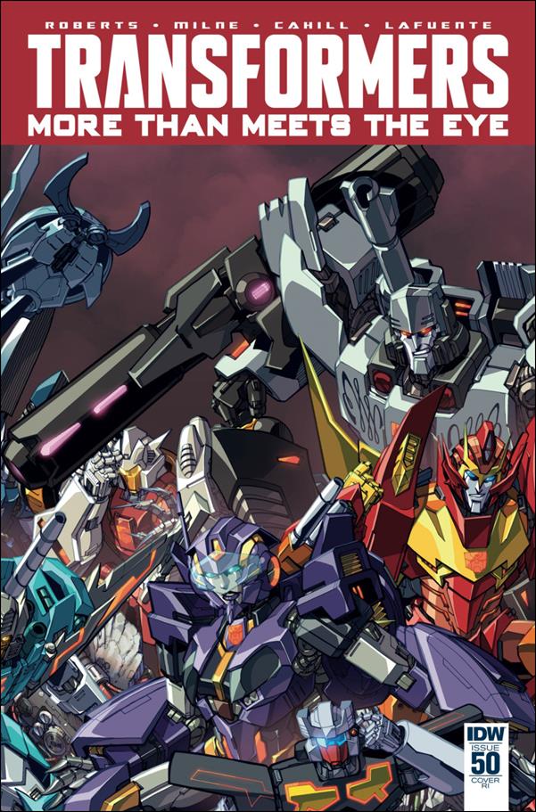 Transformers: More Than Meets the Eye (2012) issue 50-E Alex Milne 1:10 Cover