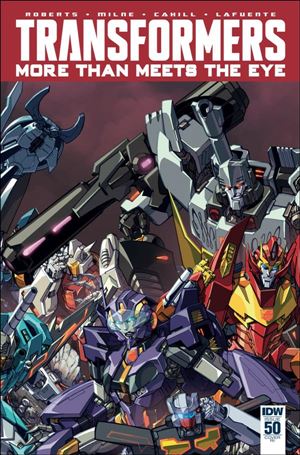 Transformers: More Than Meets the Eye (2012) issue 50-E Alex Milne 1:10 Cover