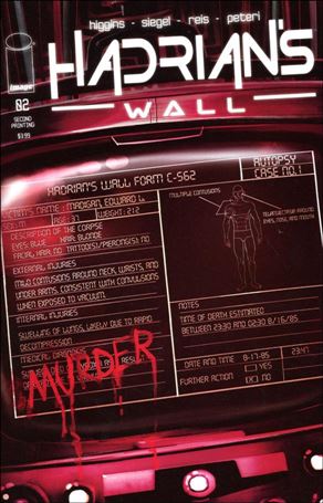 Hadrian's Wall issue 2-B 2nd Print Rod Reis Cover