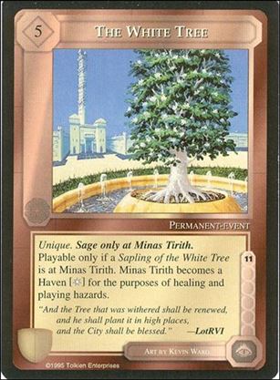 Middle-Earth: The Wizards (Base Set) card 428 The White Tree