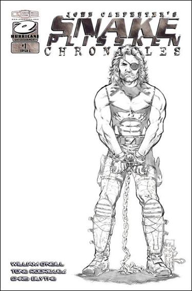 John Carpenter's Snake Plissken Chronicles issue 1-E Sketch Cover 1/1000