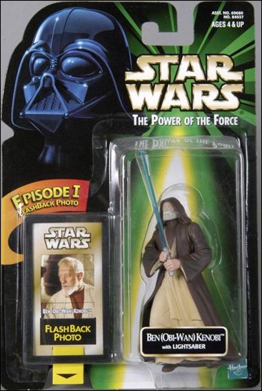 Star Wars: The Power of the Force 2 3 3/4" Basic Action Figures figure 82 Ben (Obi-Wan) Kenobi w/ Flashback Card