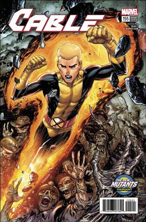 Cable (1993) issue 155-B Tyler Kirkham New Mutants Cover