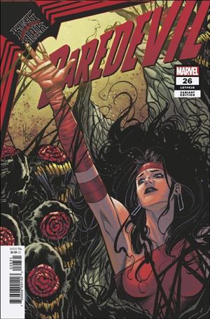 Daredevil (2019) issue 26-B Marco Checchetto Elektra Cover
