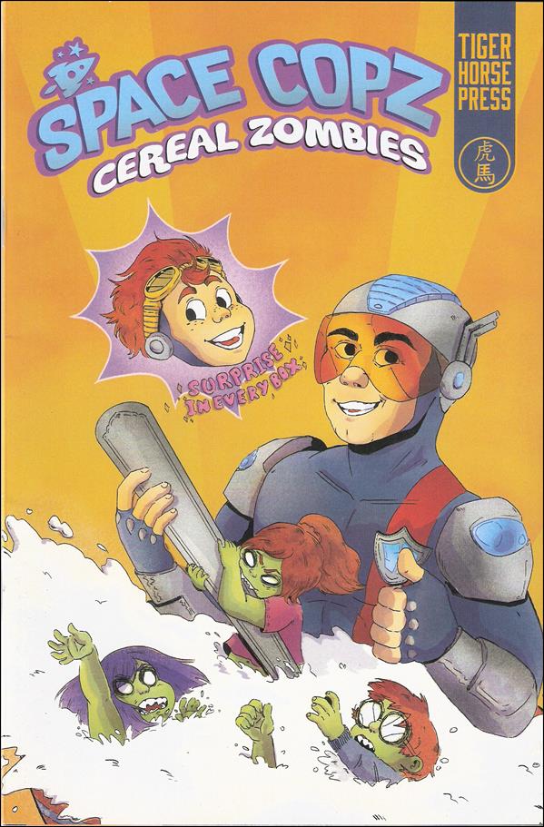 Space Copz: Cereal Zombies issue 1-B Holly Adkins Cover