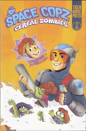 Space Copz: Cereal Zombies issue 1-B Holly Adkins Cover