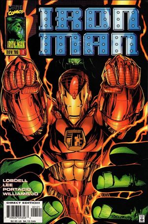 Iron Man (1996) issue 1-B Ryan Benjamin Cover