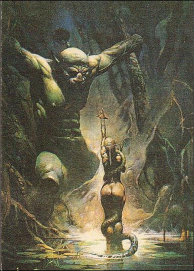 Frazetta (Base Set) card 15 Swamp Demon