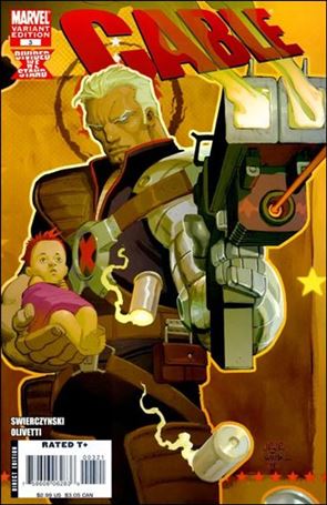 Cable (2008) issue 3-C John Romita Jr 1:20 Cover