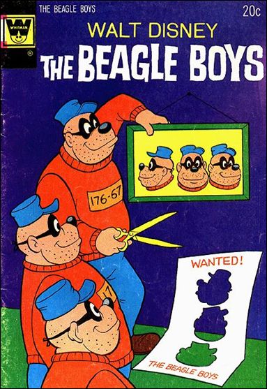 Walt Disney the Beagle Boys issue 20-B Whitman Cover