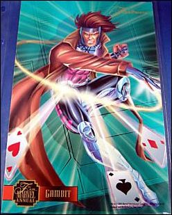 Marvel Annual Flair '95 (FlairPrint Subset) card 3 Gambit