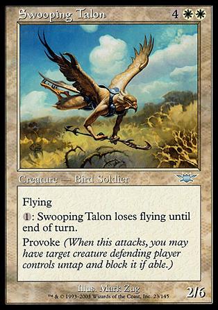 Magic the Gathering: Legions (Base Set) card 23 Swooping Talon