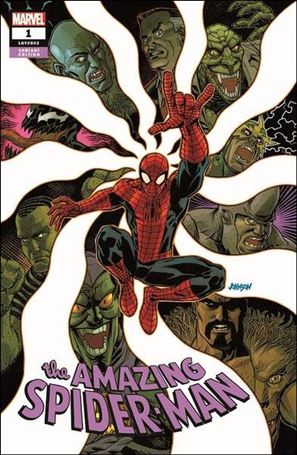 Amazing Spider-Man (2018) issue 1-MH Dave Johnson King's Comics Cover