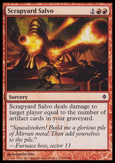 Magic the Gathering: New Phyrexia card 94 Scrapyard Salvo