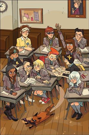 Lumberjanes/Gotham Academy issue 6-C Carolyn Nowak 1:10 Cover
