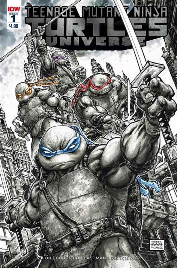 Teenage Mutant Ninja Turtles Universe issue 1-N Freddie E. Williams II Cover (2nd Printing)