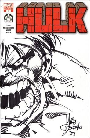 Hulk 100 (Hero Initiative) Cover Project issue 13 Mike Deodato Jr. Cover #1
