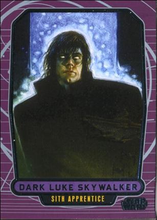 Star Wars Galactic Files (Base Set) card 218 Dark Luke Skywalker Sith Apprentice