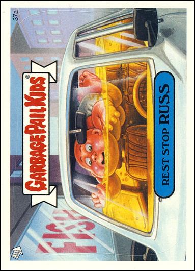 Garbage Pail Kids All-New Series 2 (Base Set)   card 37a Rest Stop Russ