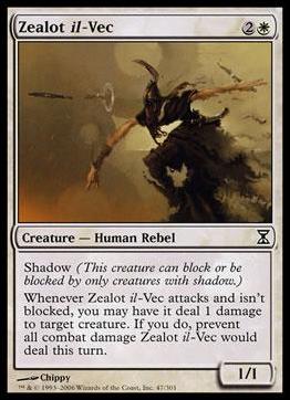 Magic the Gathering: Time Spiral (Base Set) card 47 Zealot il-Vec
