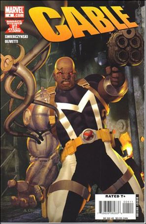 Cable (2008) issue 4 Ariel Olivetti Cover