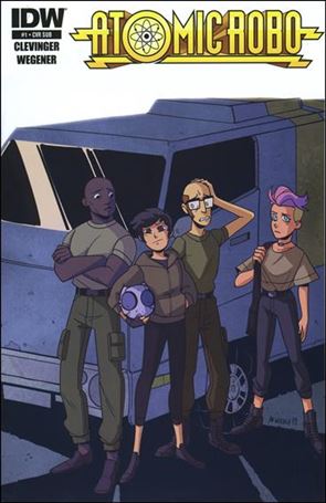 Atomic Robo and the Ring of Fire issue 1-B J. N. Wiedle Subscription Cover