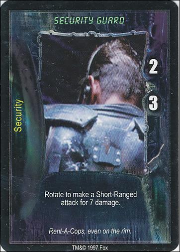 Aliens/Predator (Base Set) card 309 Security Guard